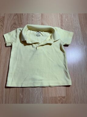 Baby Essentials Light Yellow Polo Shirt for Kids